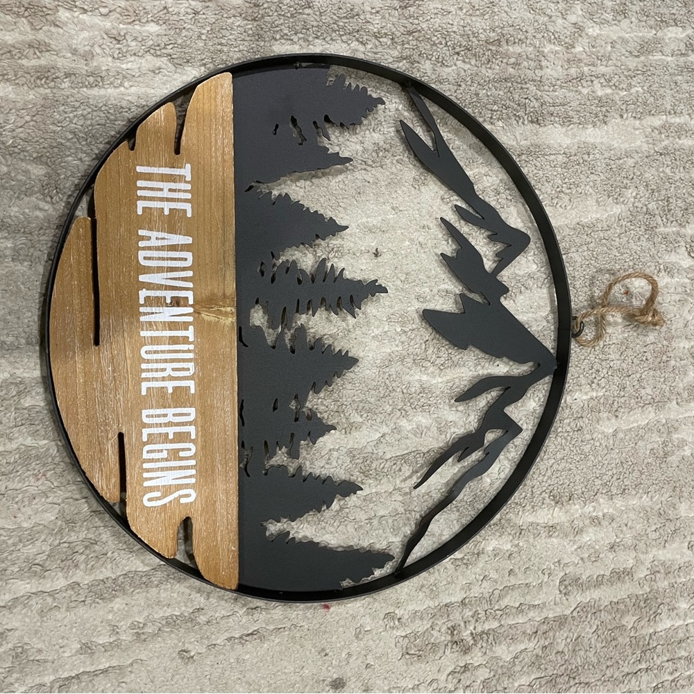 Black and Brown Wall Decor - The Adventure Begins- Hobby Lobby
